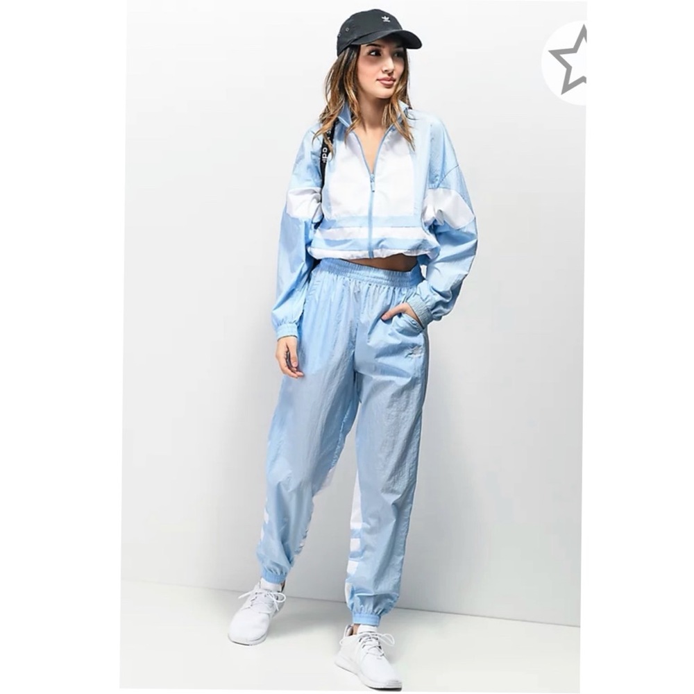 adidas Logo Blue Track Pants
